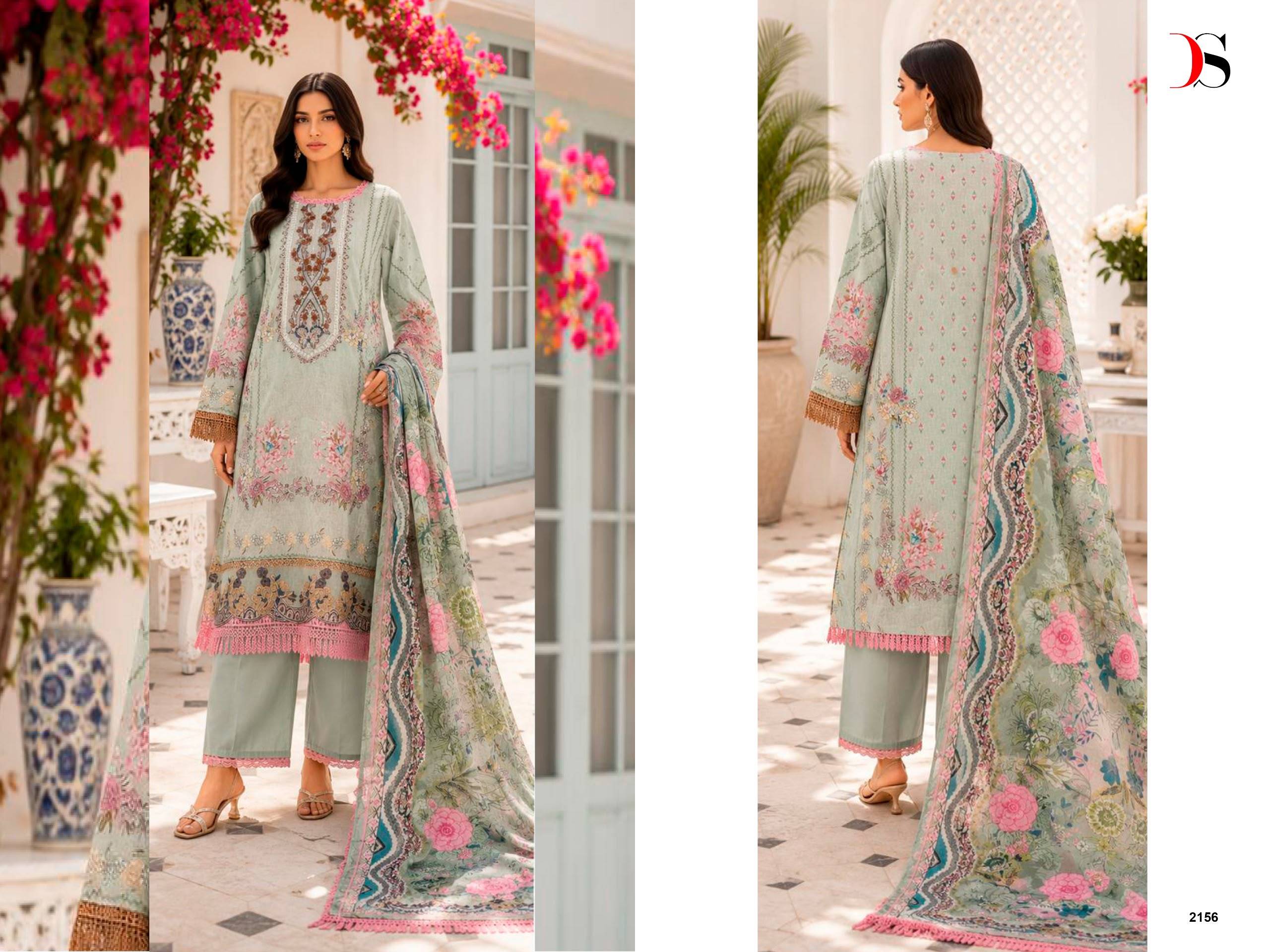 Jade Bliss Lawn -6 BY DEEPSY SUITS 2151 To 2158 Series Indian Traditional casual wear Pakistani pure cotton dresses At Wholesale Price